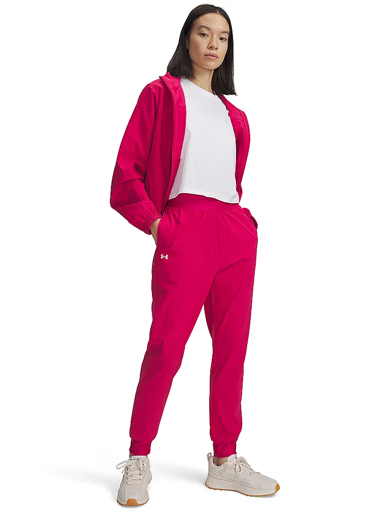 UNDER ARMOUR Damen Jogginghose UA ArmourSport High Rise beere | XL — Bild 3